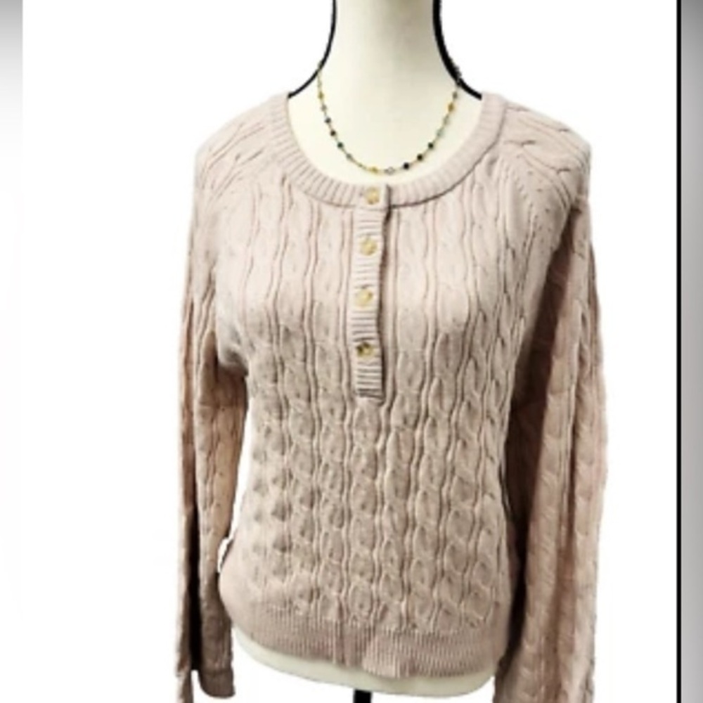 Women's Pullover Knit Sweater Long Sleeve Pure Color Spring Crew Neck Loose M